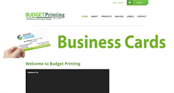 Desktop Screenshot of budgetprintingnc.com